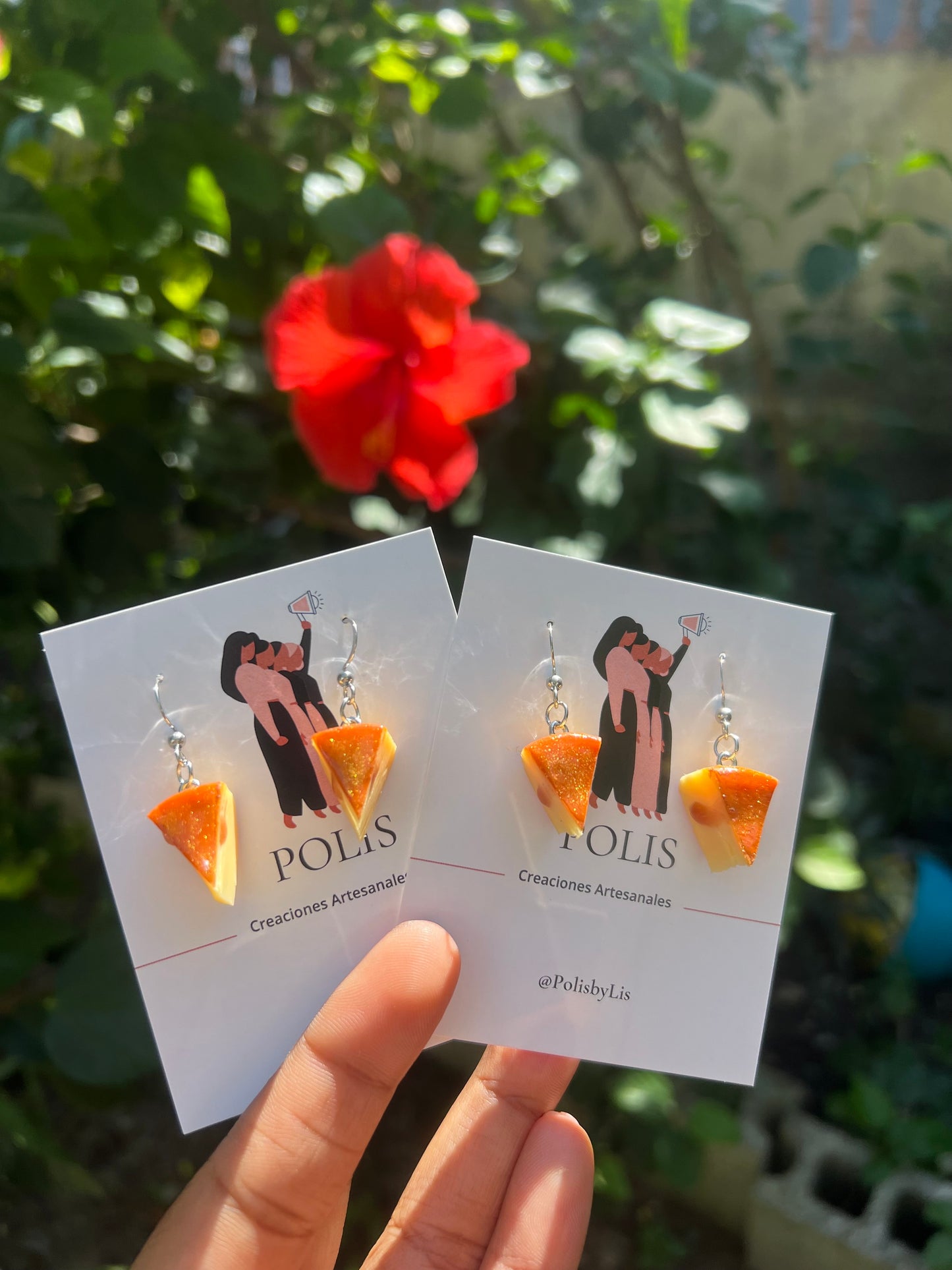 Flan earrings