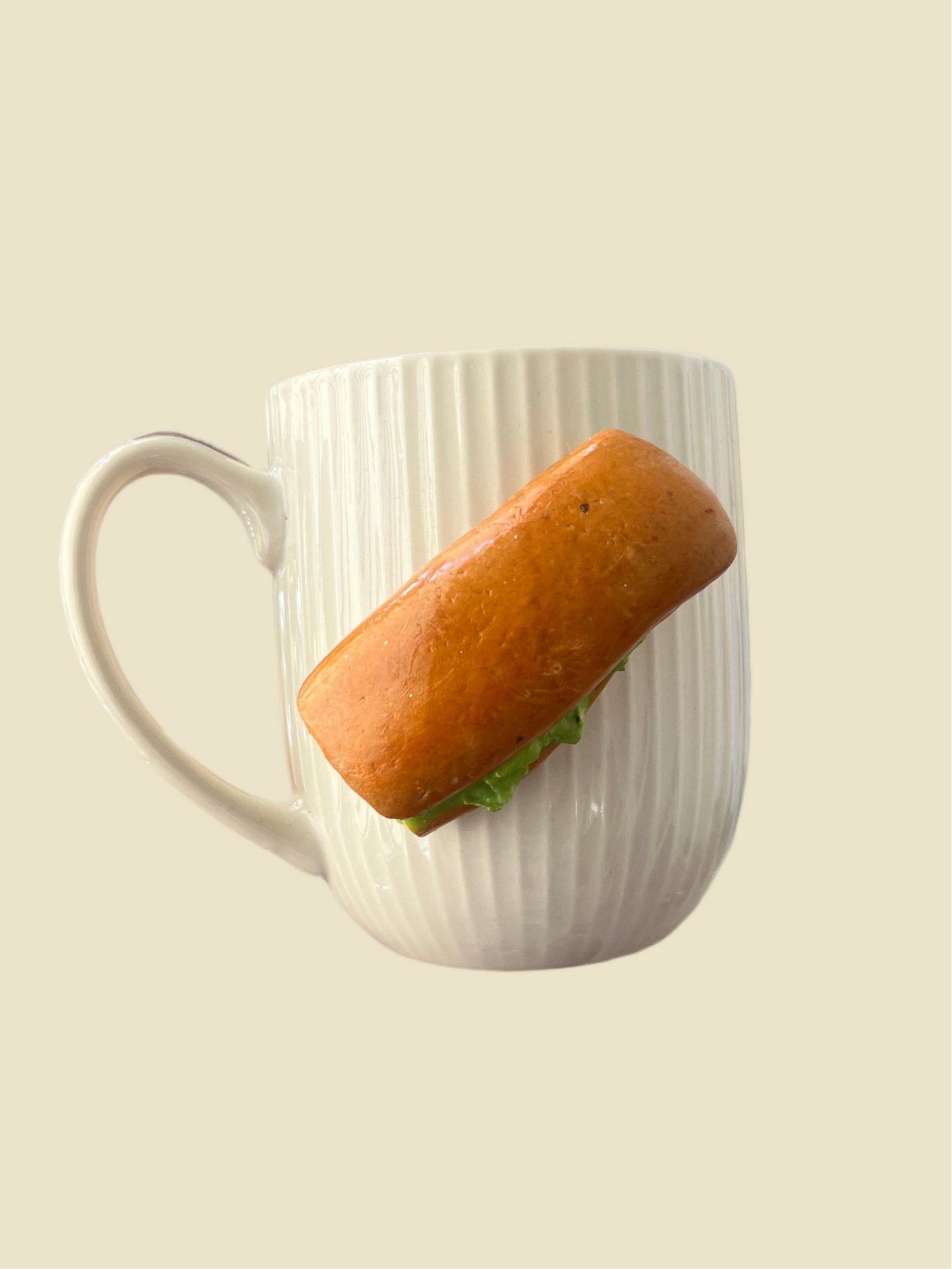 Pan con aguacate mug