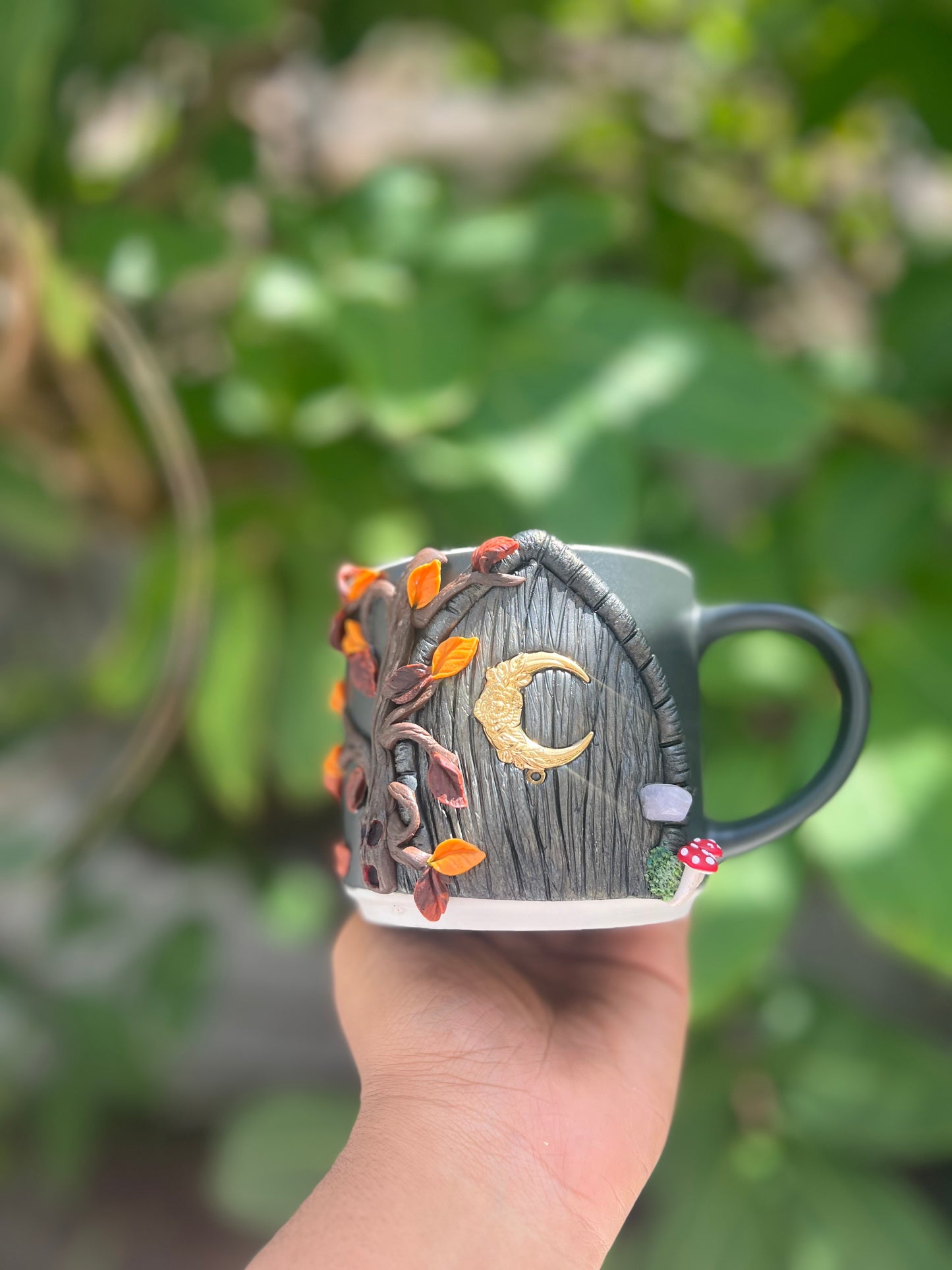 Witch door mug