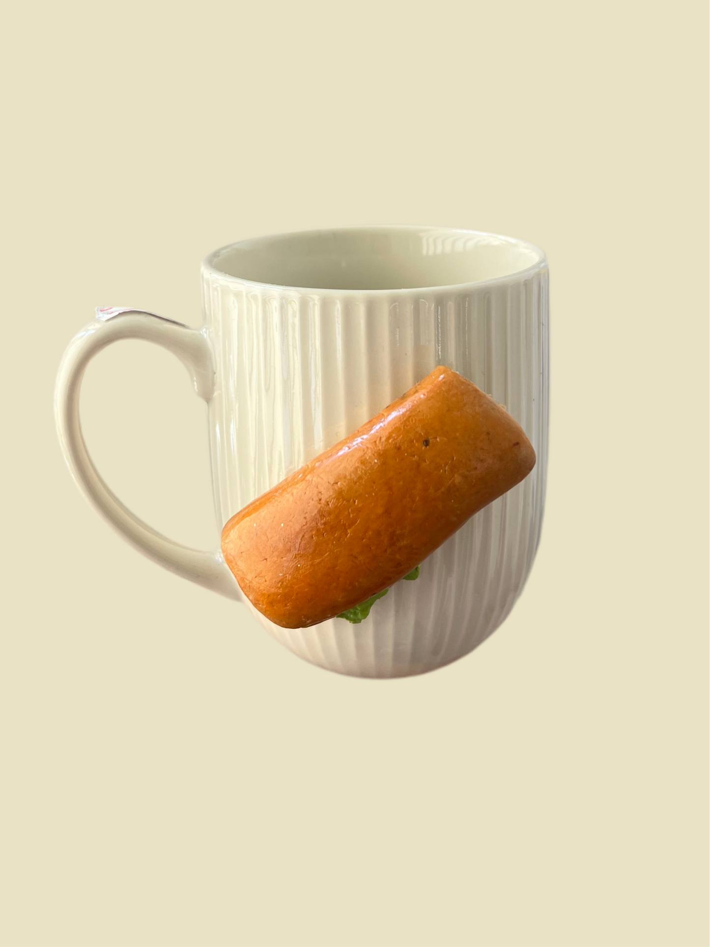 Pan con aguacate mug