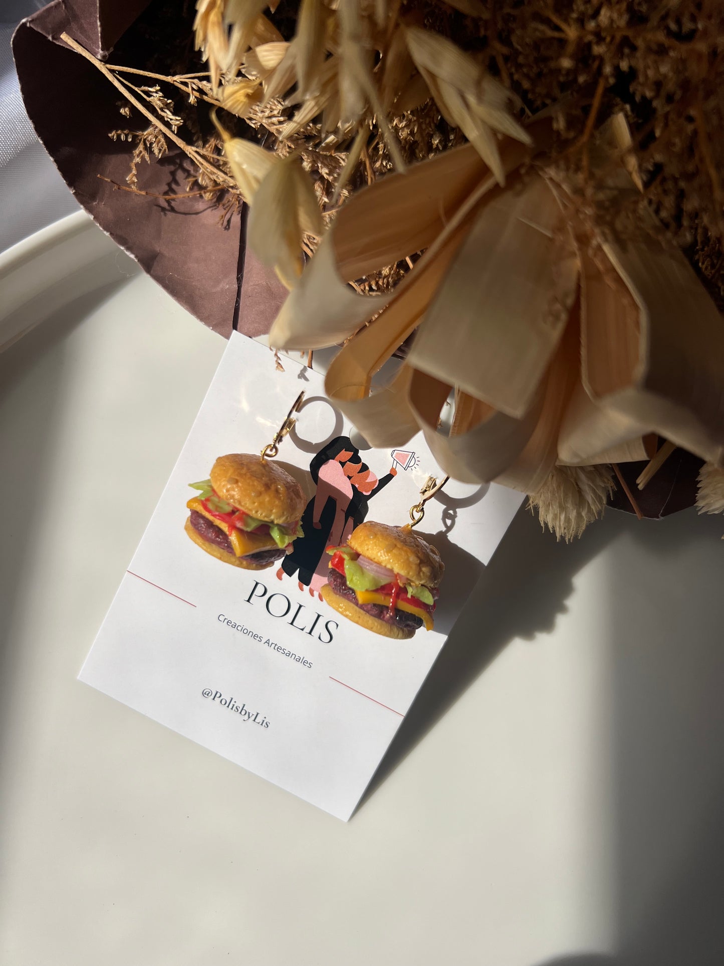 Aretes de Hamburguesas