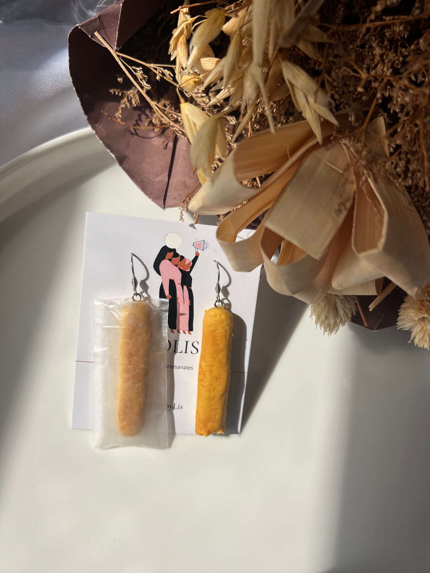 Pan sobao earrings