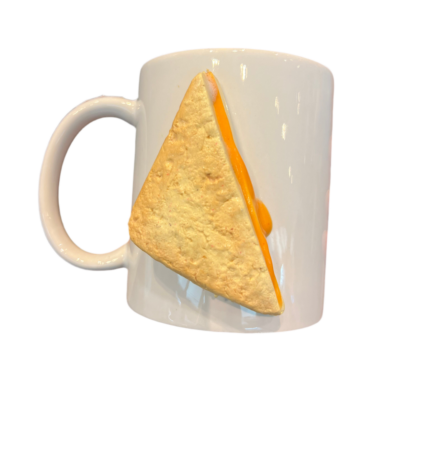 Tostada de queso mug