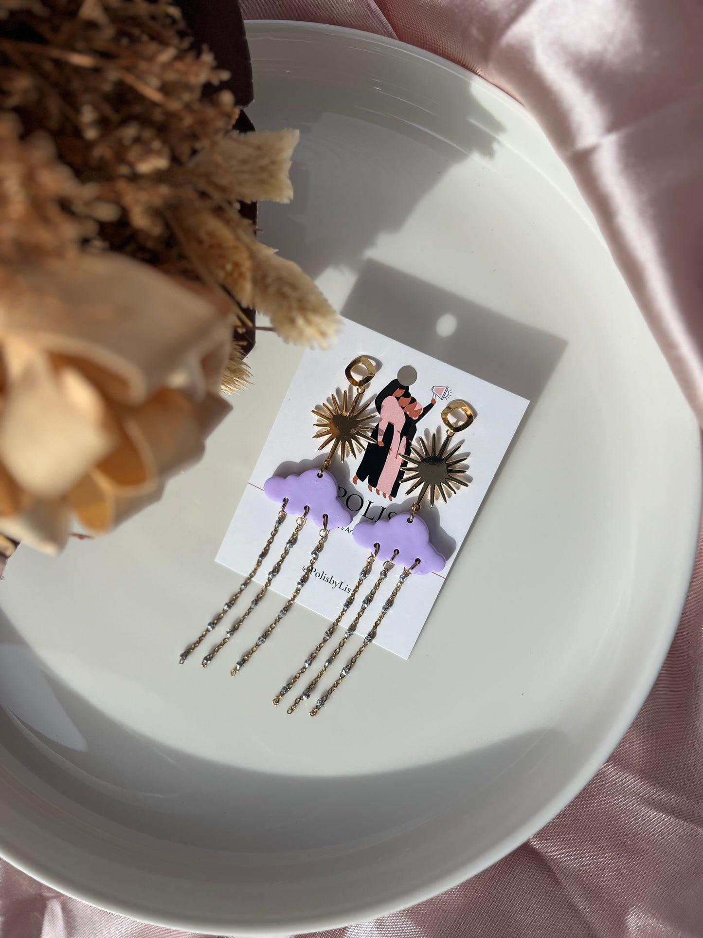 Queen earrings
