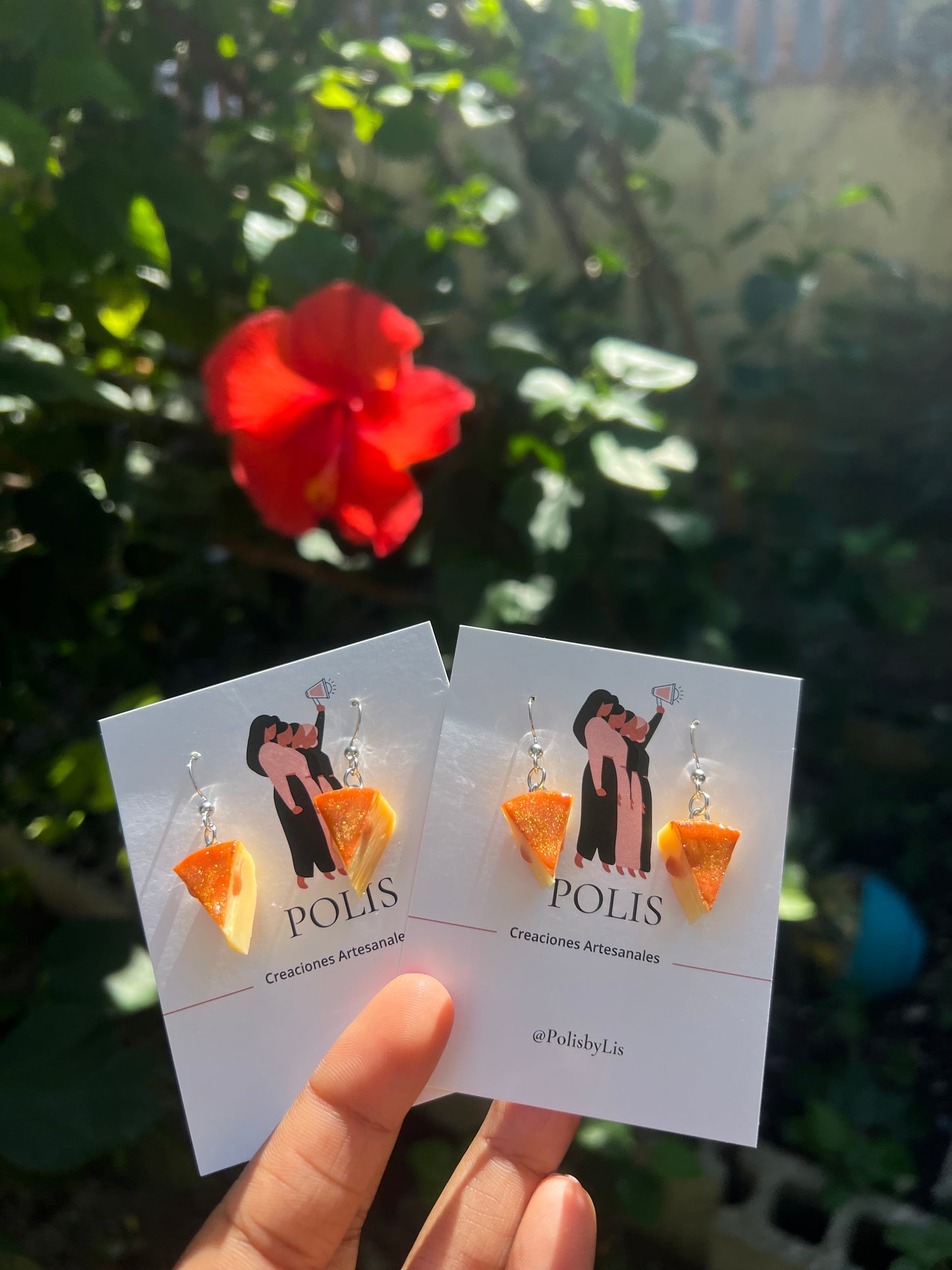 Flan earrings