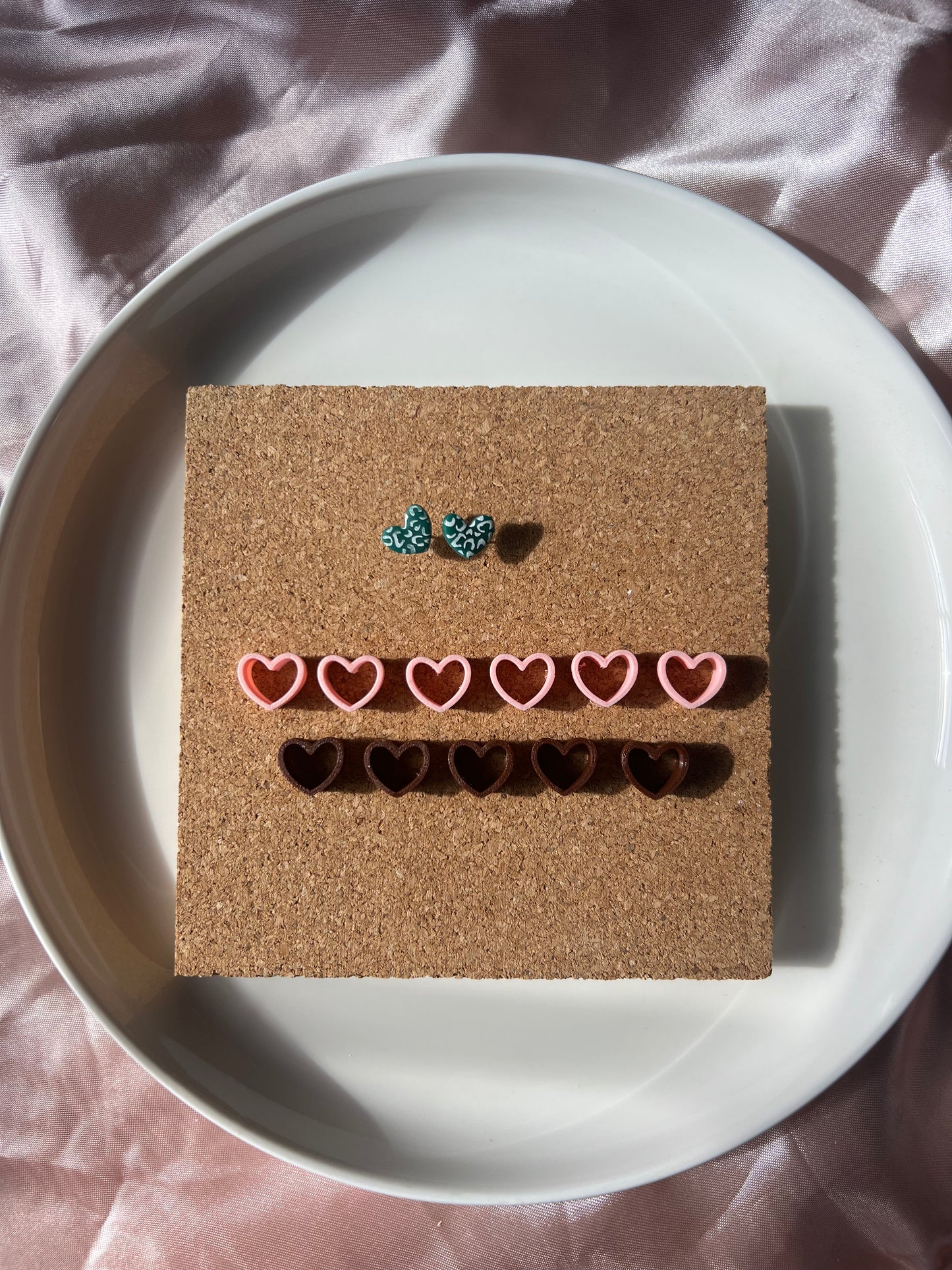 Mini corazones Polymer Clay Cutters