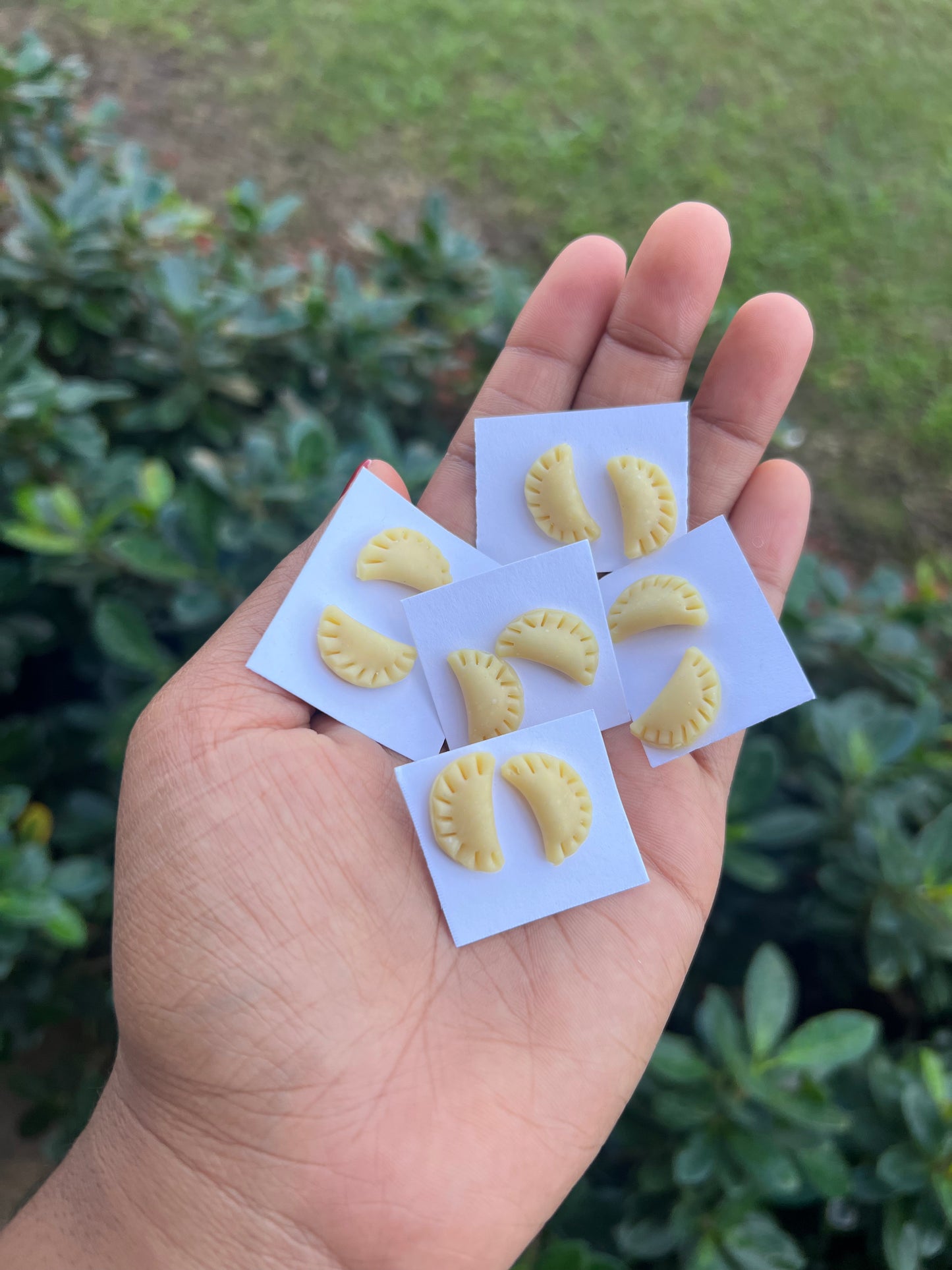 Pastelillo/empanadilla earrings