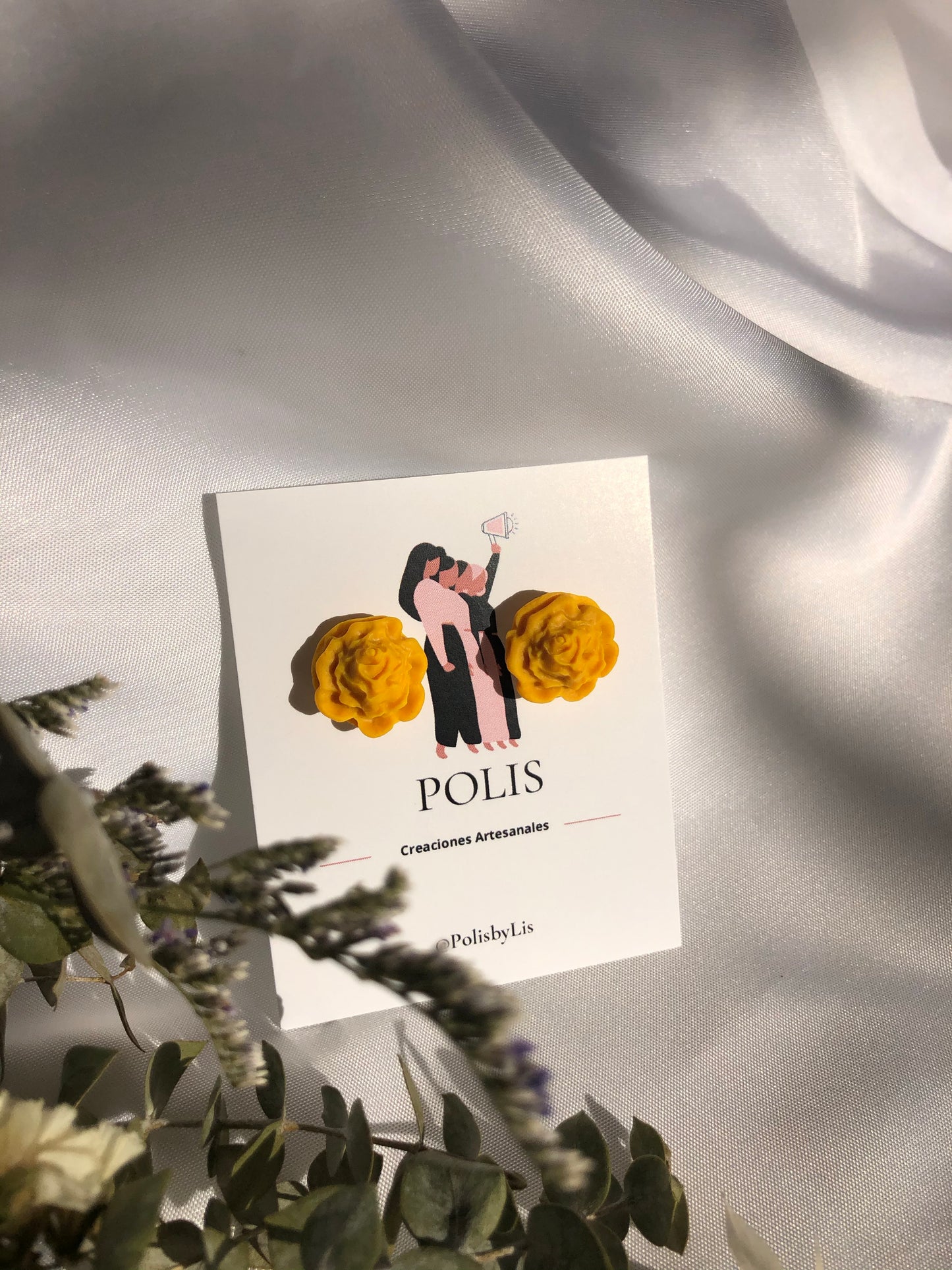 Rose studs Earrings