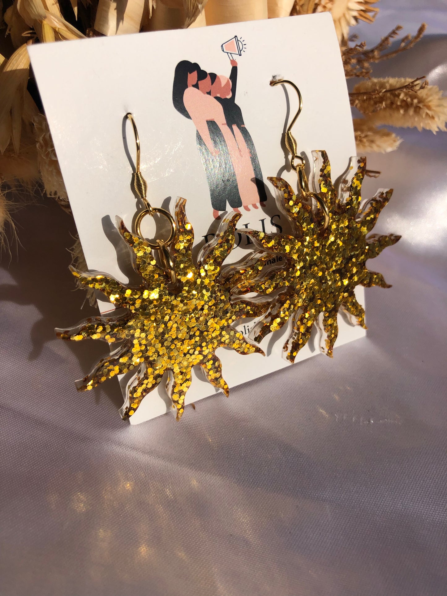 Sun earrings