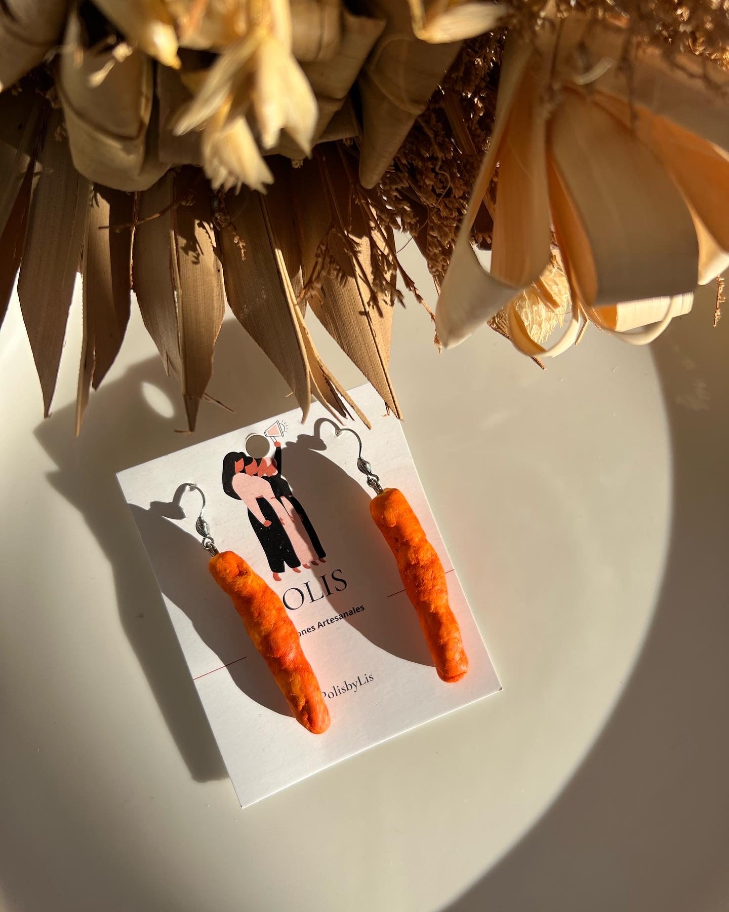 Cheetos earrings