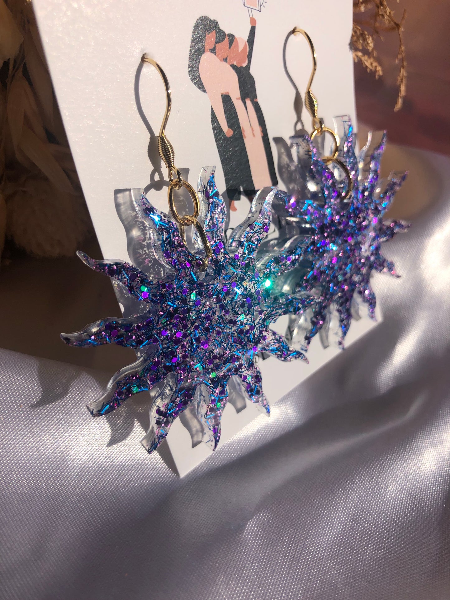 Sun earrings
