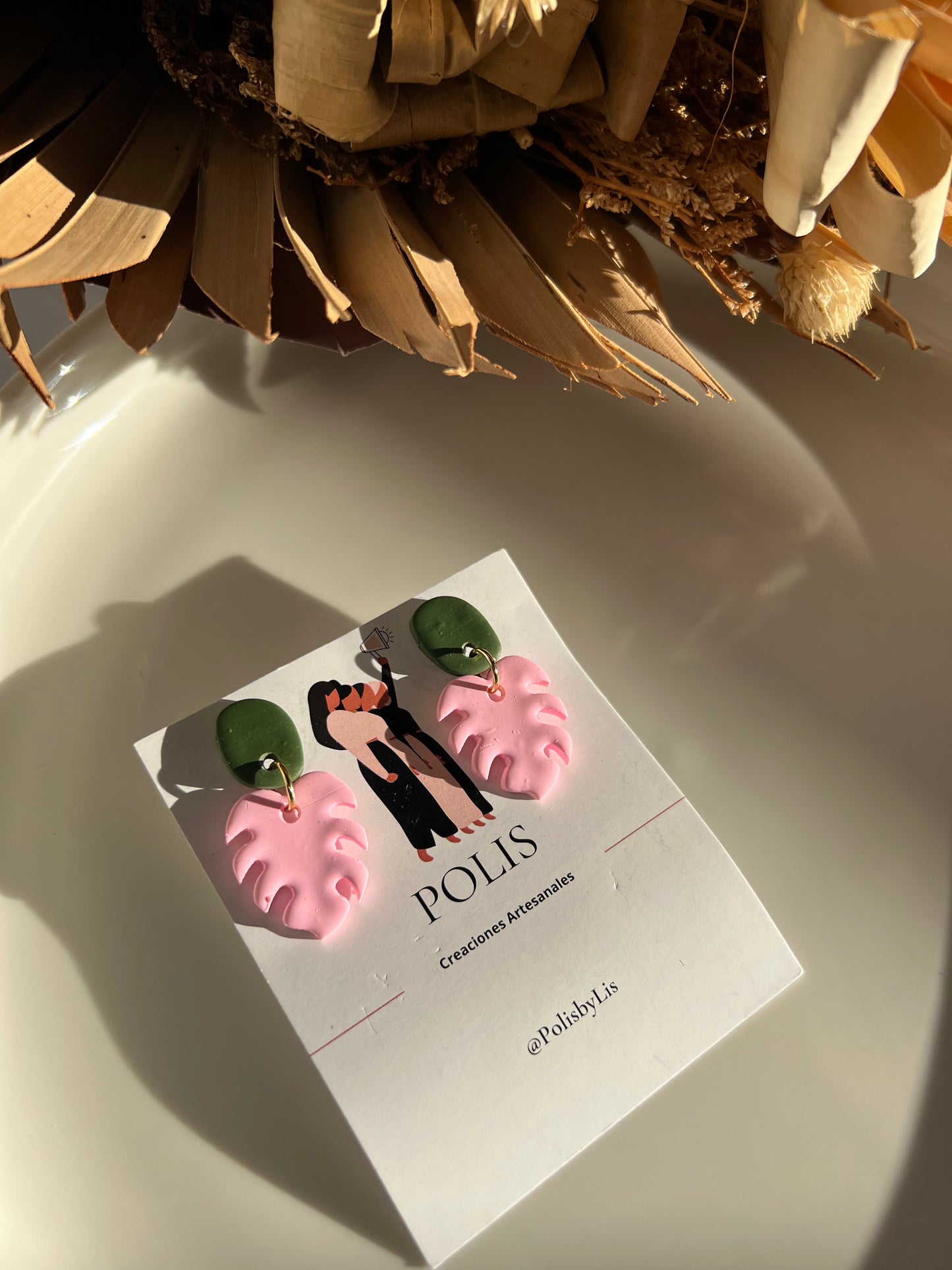 Lil mostera earrings