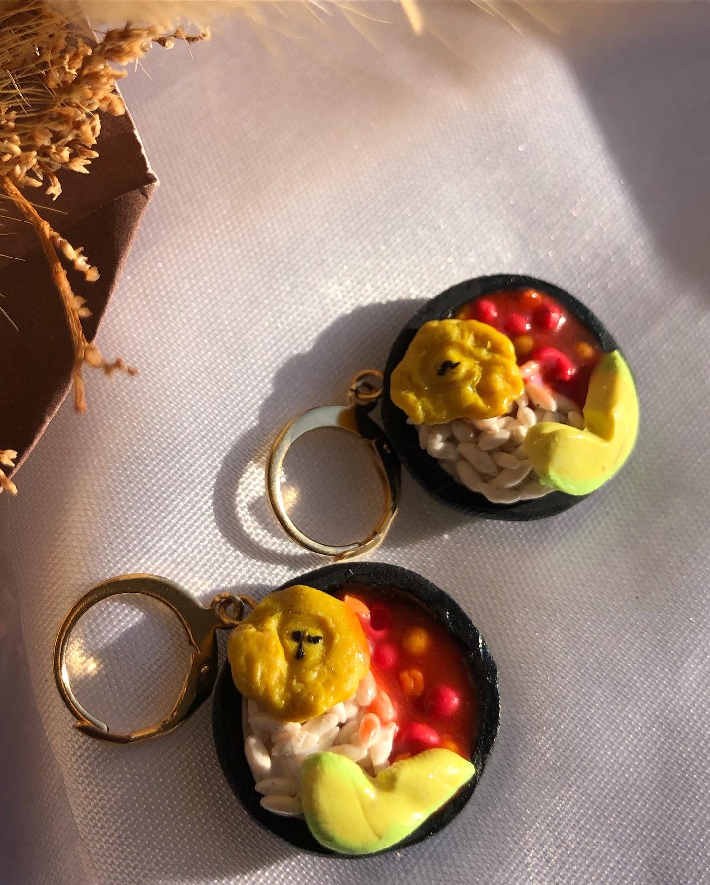 Arroz con habichuelas earrings