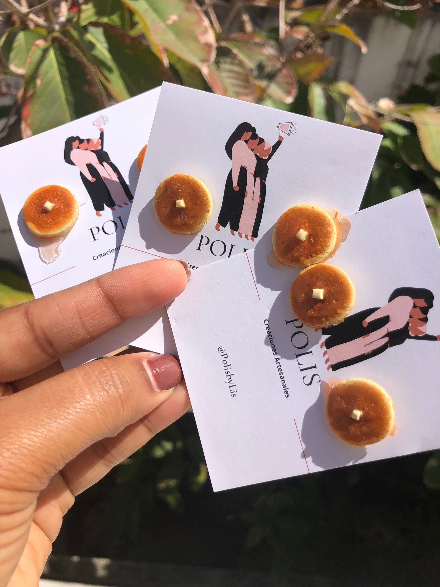Mini pancakes studs
