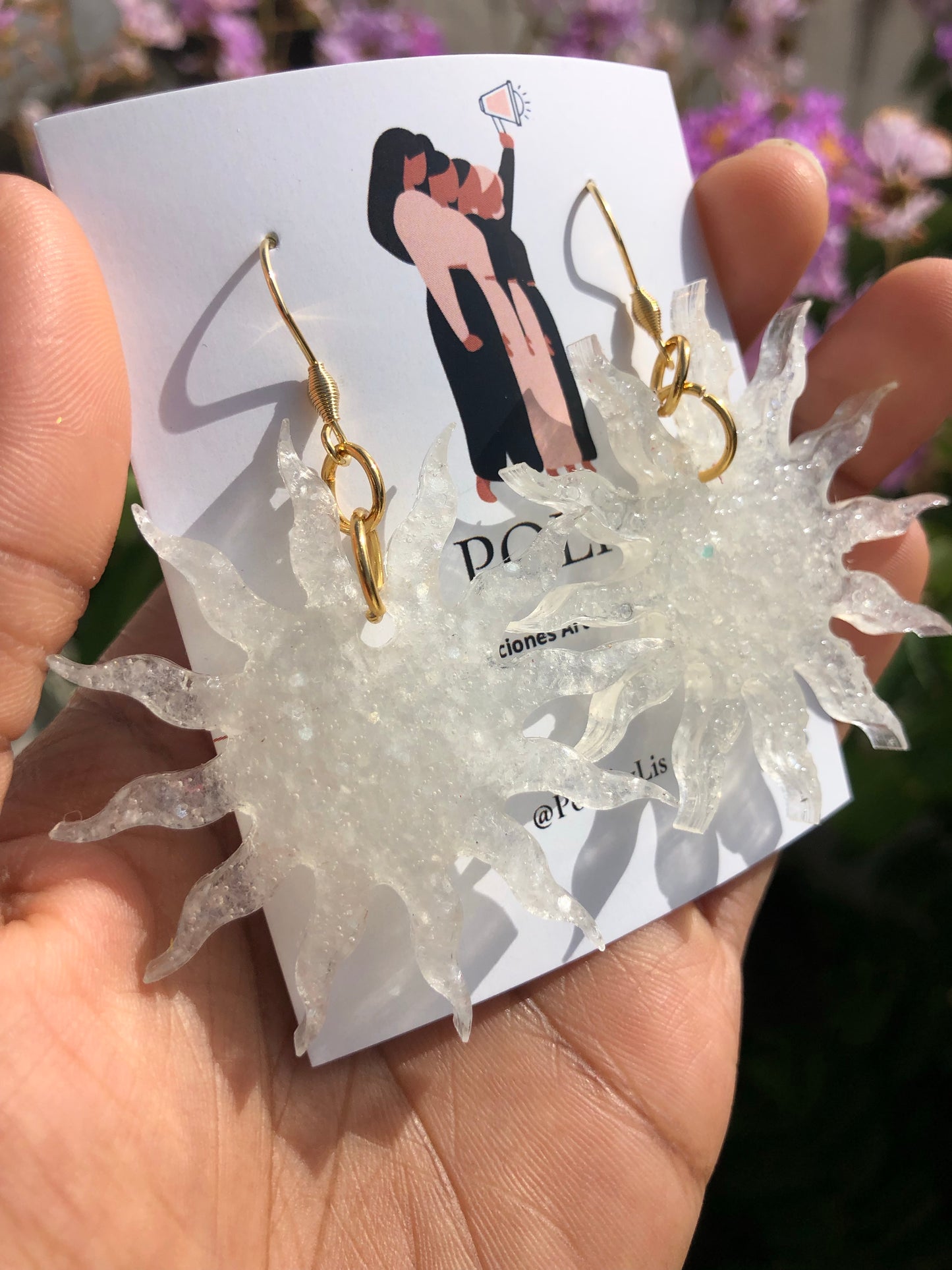 Sun earrings