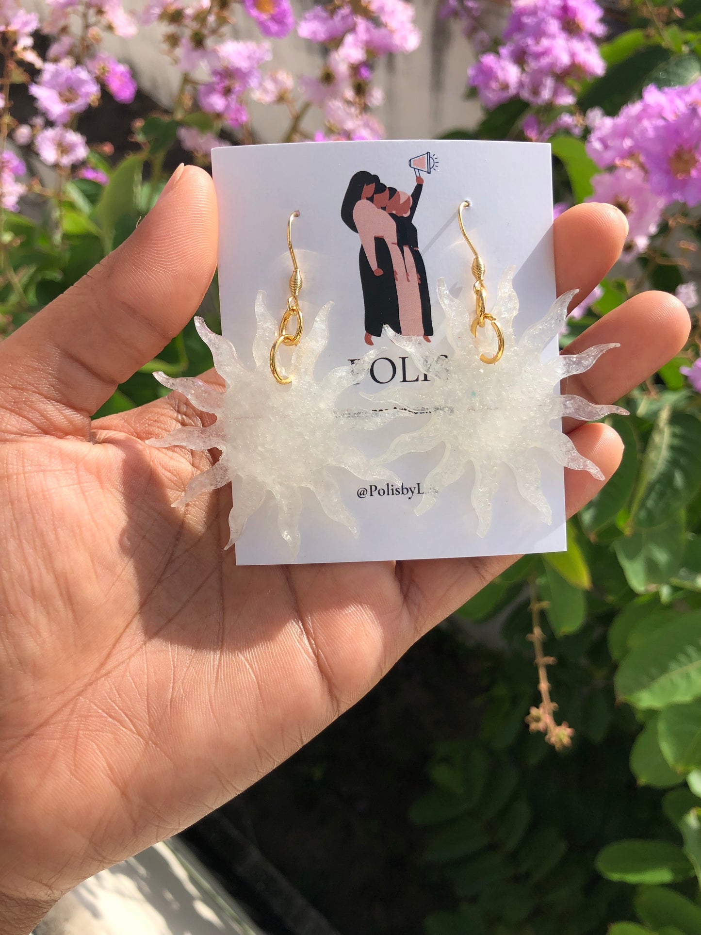 Sun earrings