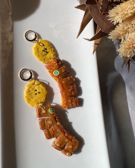 Aretes de Chicharrón