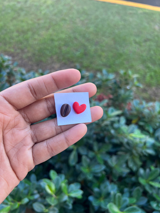 Coffee lover studs