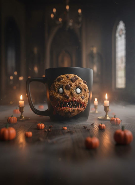 Spooky cookie mug