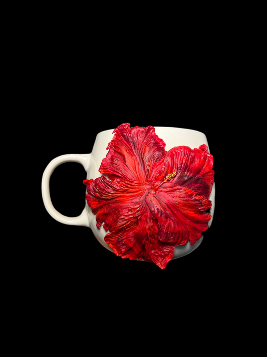 Amapola (blanca) mug