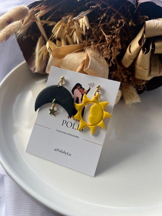 Luna/sol earrings