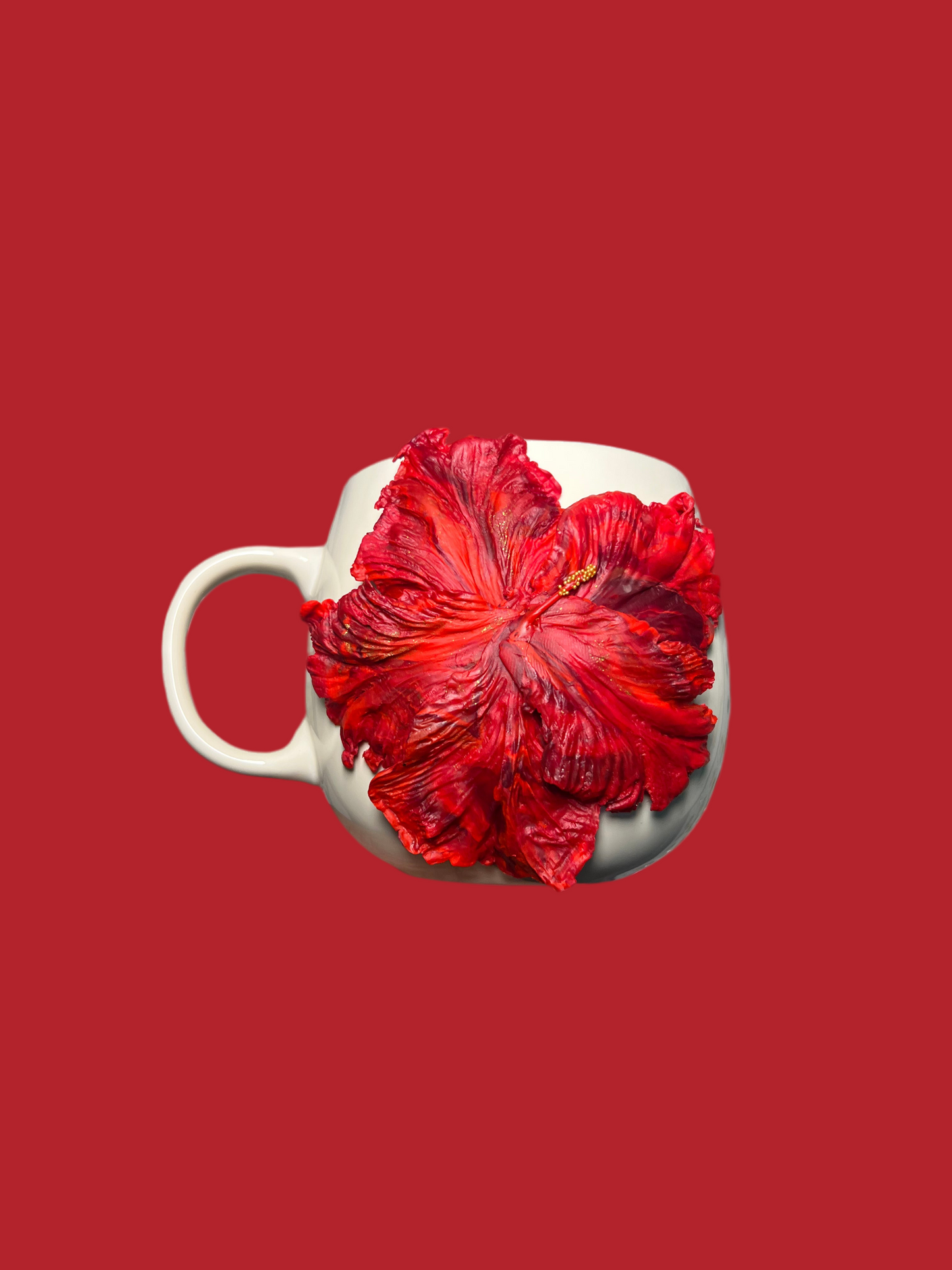 Amapola (blanca) mug