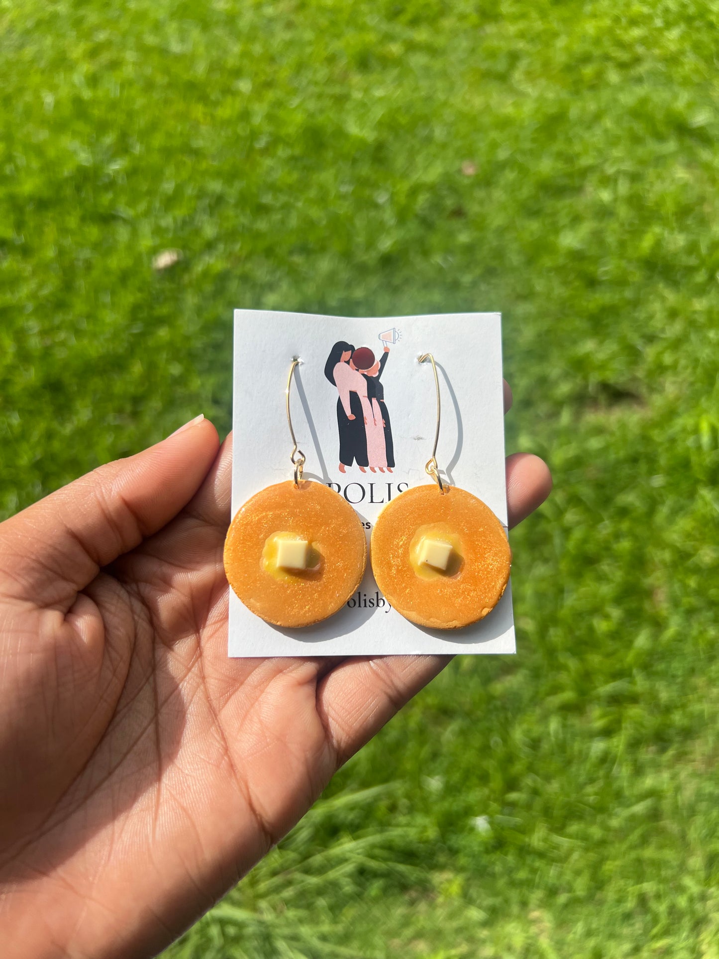 Pancakes Earrings