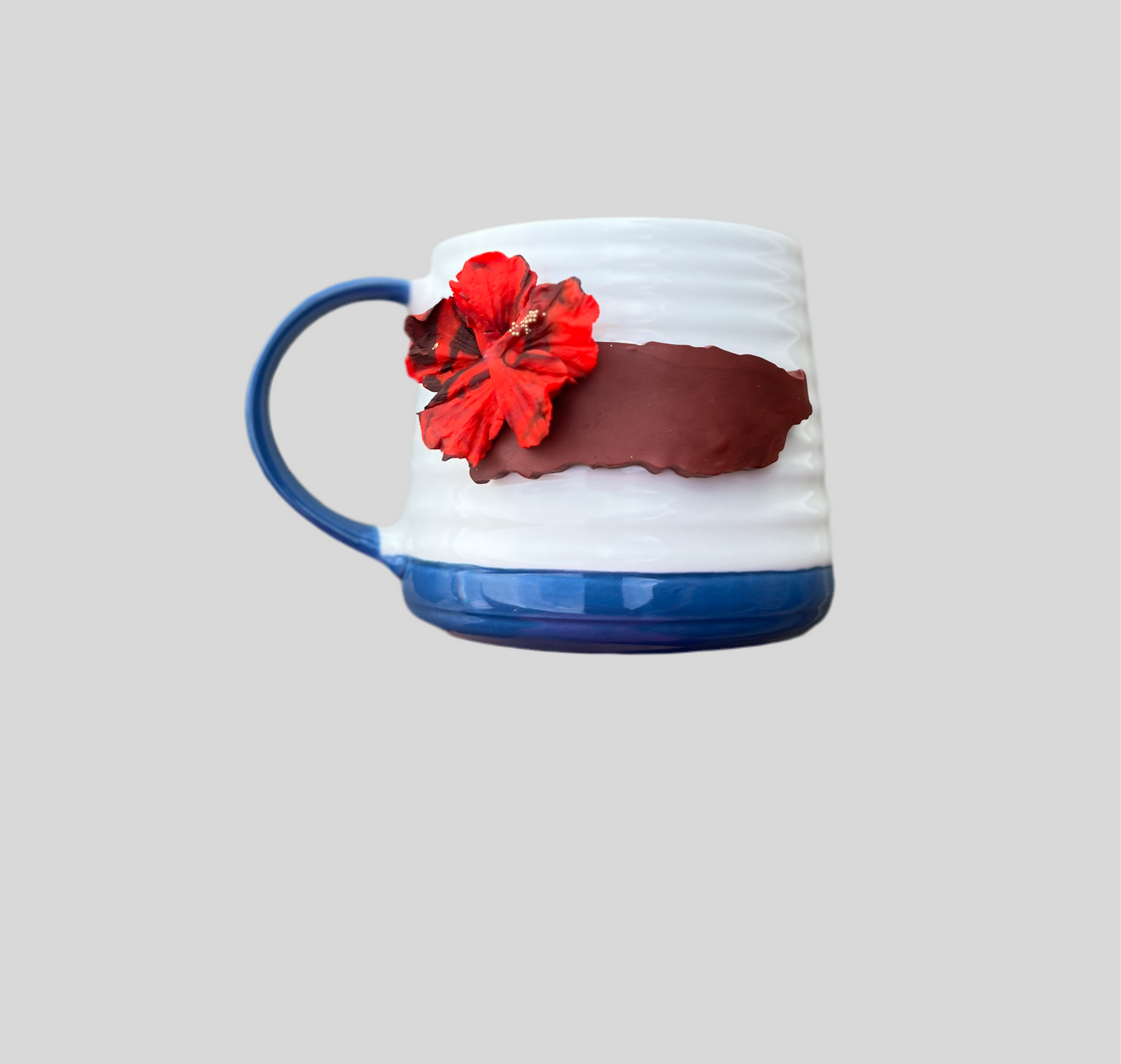 PR amapola azul mug