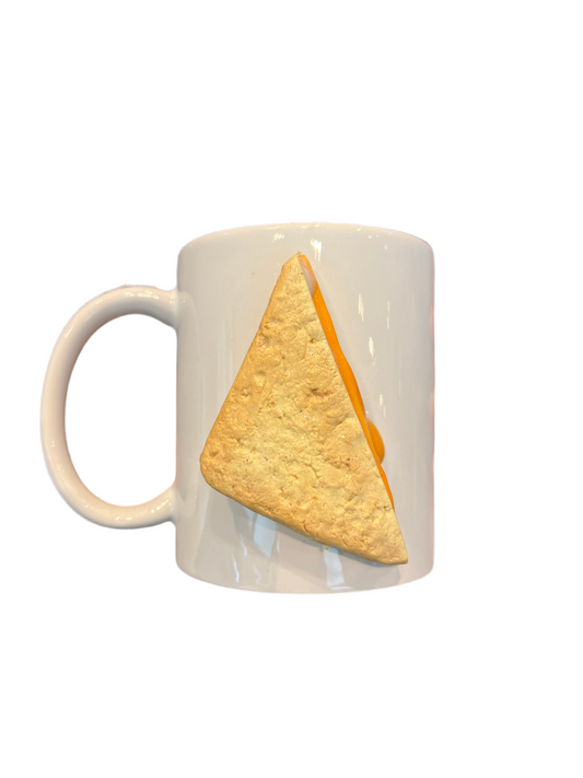 Tostada de queso mug