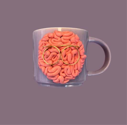 Cerebro mug (violeta)