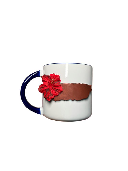 PR amapola azul mug