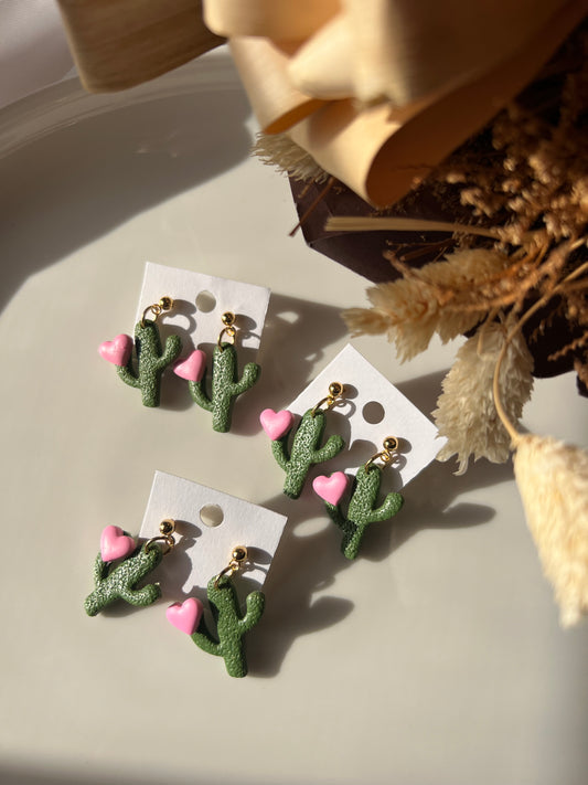 Mini cactus aretes