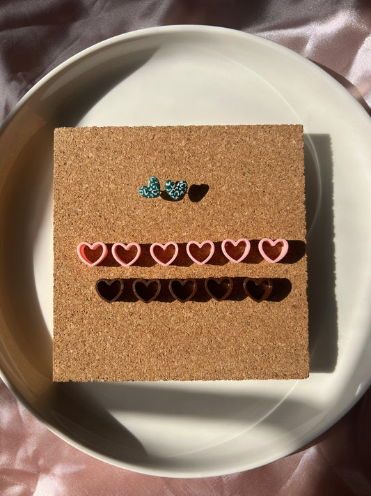 Mini corazones Polymer Clay Cutters