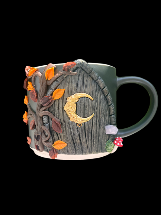 Witch door mug