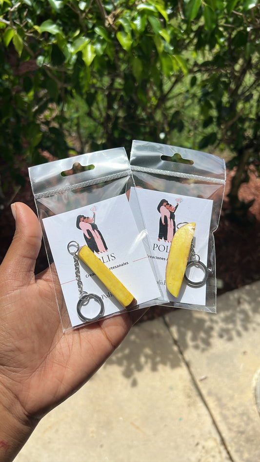 Papas fritas keychain