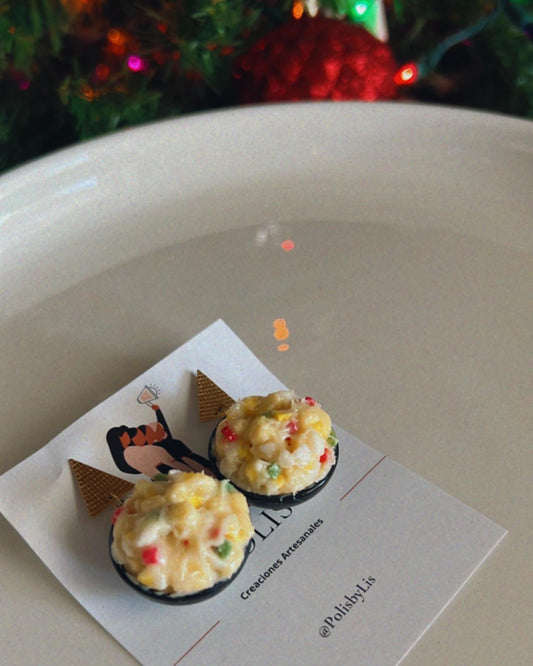 Ensalada de papa earrings
