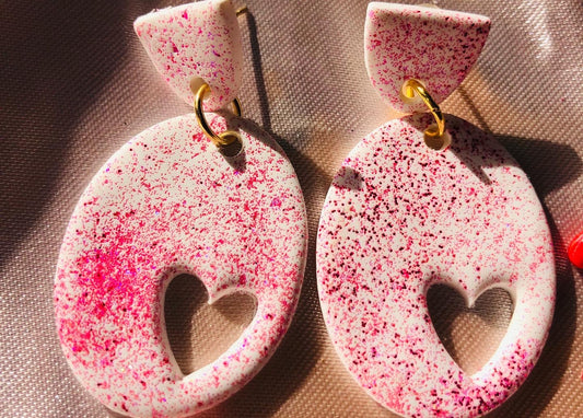 Sweet heart earrings