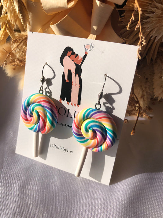 Clay Lollipop earrings