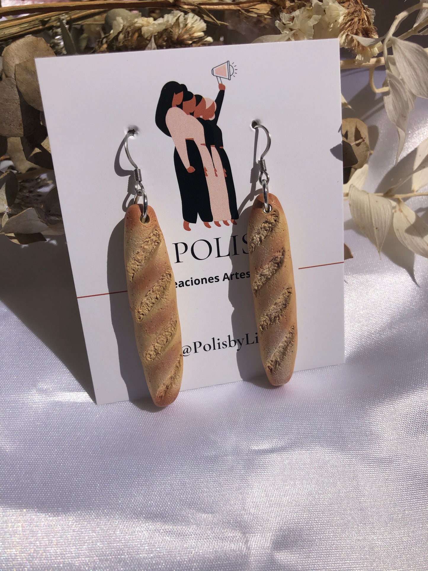 Bread earrings