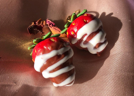 Chocoberries earrings
